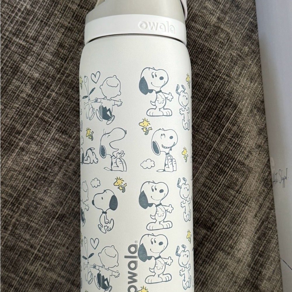 Owala White Snoopy Stainless Water Bottle - Dog Design